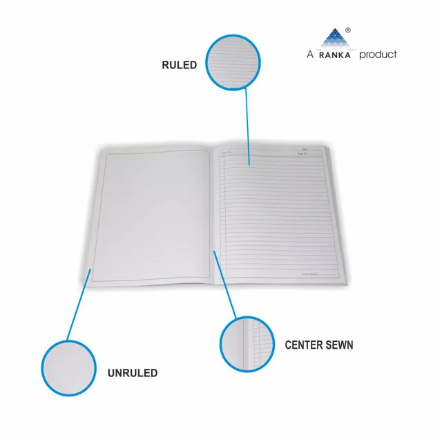 Classmate Practical NoteBook Single Line/Blank 100 Pages (Pack of 1) Size 265mm x 215mm