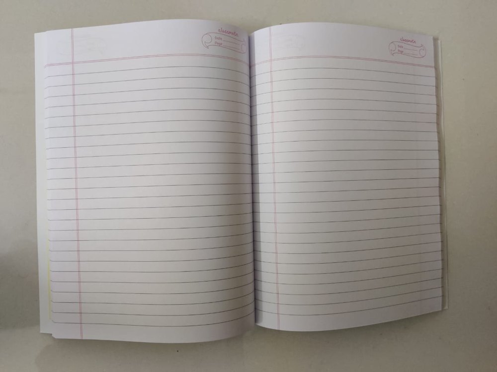 Classmate A4 Size Long Notebook (Chopda) Single Line 72 Pages (Pack of 1)