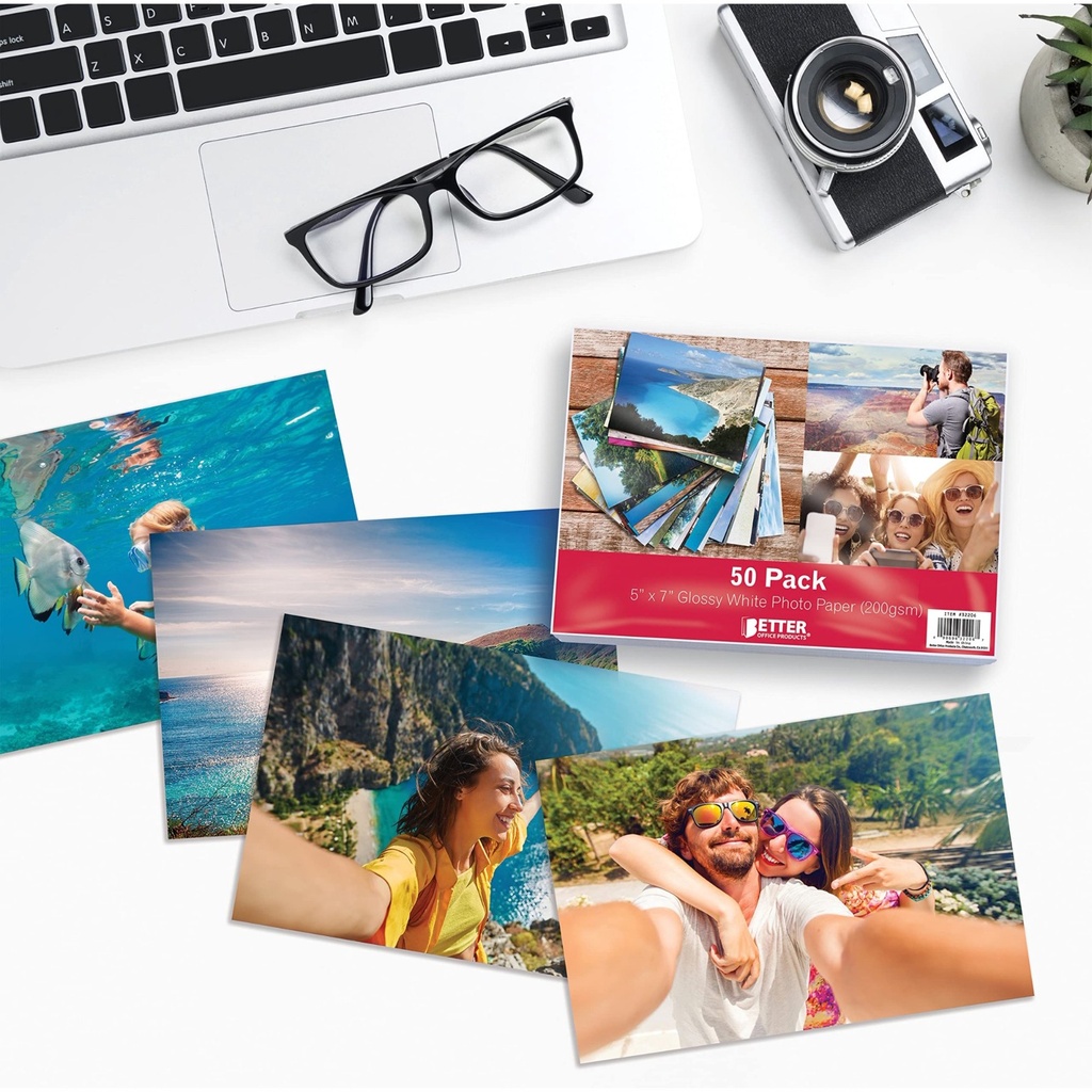 Desmat Inkjet Matt Coated Photo Paper, A4 Size 120 Gsm (Pack of 100)