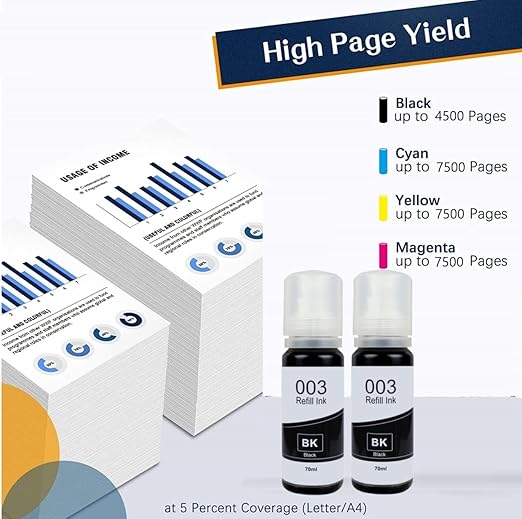 Epson Ink 003 Cyan 65ml (Original Bottle)