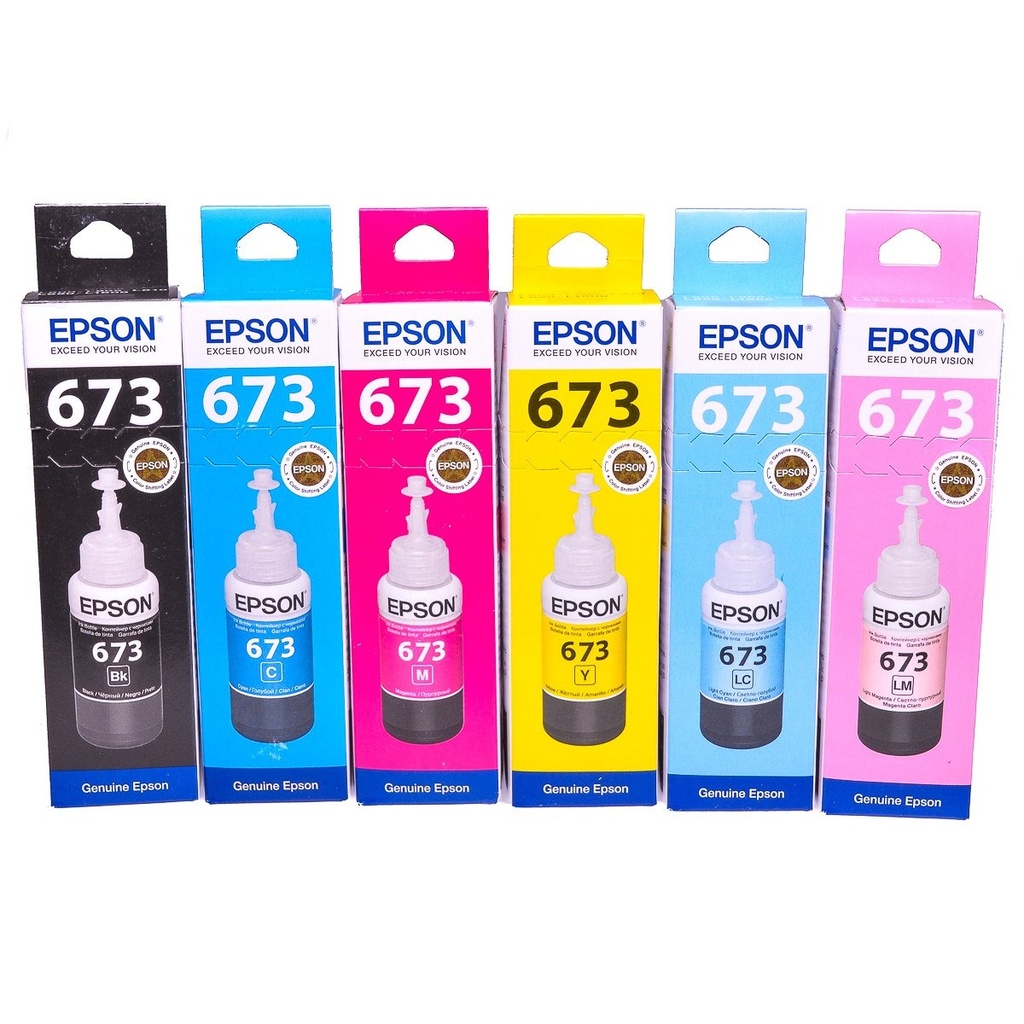Epson Ink 673 Yellow 70ml (Original Bottle)