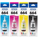Epson Ink 664 Cyan 70ml (Original Bottle)