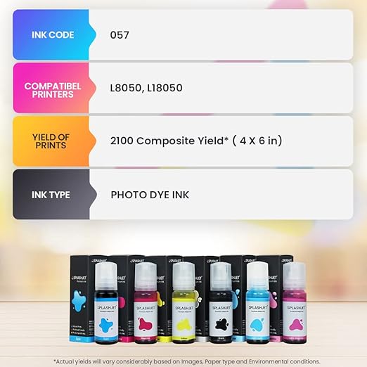 Epson Ink 057 Yellow 70ml (Original Bottle)