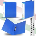 Redking Plastic File, (F/S) Legal 2D Ring Binder Clip File