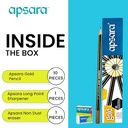 Apsara Gold Pencils (Pack Of 10)