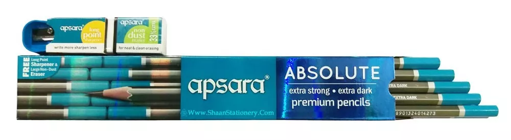 Apsara Absolute Pencils (Pack Of 10)