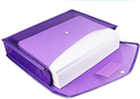 Plastic Document Button File Folder (Plastic Bag 14x10)