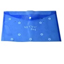 Vivid My Clear Bag Flower Design Full Size A4 Plastic File Folder (Pack Of 20)