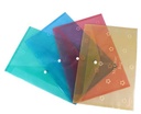 Vivid My Clear Bag Flower Design Full Size A4 Plastic File Folder (Pack Of 20)