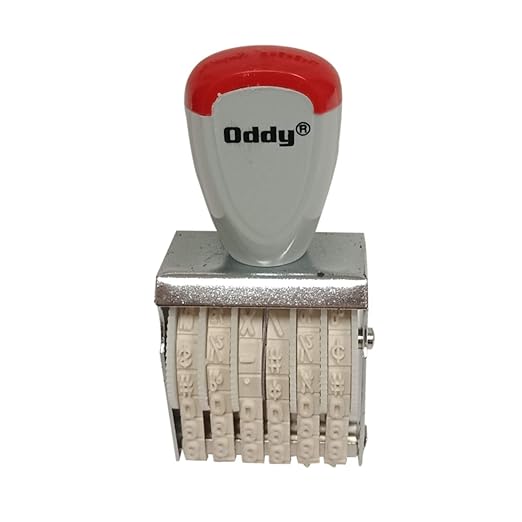 Oddy Number Stamp Numerator (6 Digit)