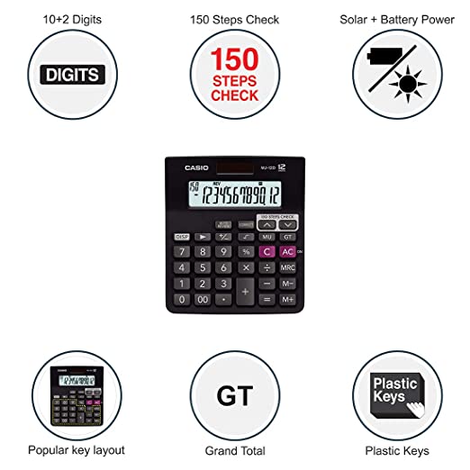 Casio Calculator MJ-12 D