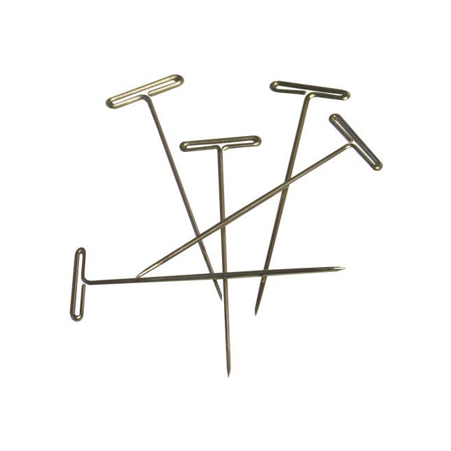 Oddy T-Shaped Pins in See Through Plastic Dibbi Pack