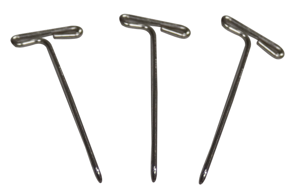 Oddy T-Shaped Pins in See Through Plastic Dibbi Pack