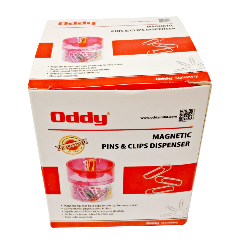 Oddy Pin Cushion Magnetic Pins & Clips Dispenser