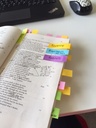 Oddy Sticky Notes 1"x3" (25mmx75mm) 3 Colour Post IT 120 Sheet