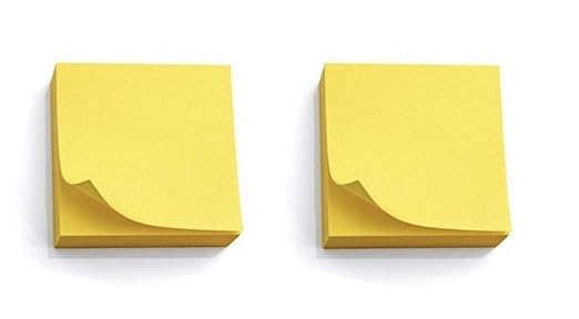 Oddy Sticky Notes 3"x3" (75mmx75mm) Yellow Colour Post IT 100 Sheet 