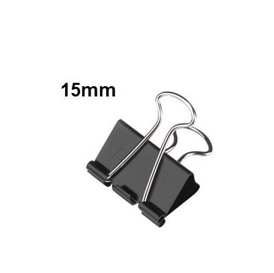 Infinity Binder Clip 15mm (Pack Of 12)