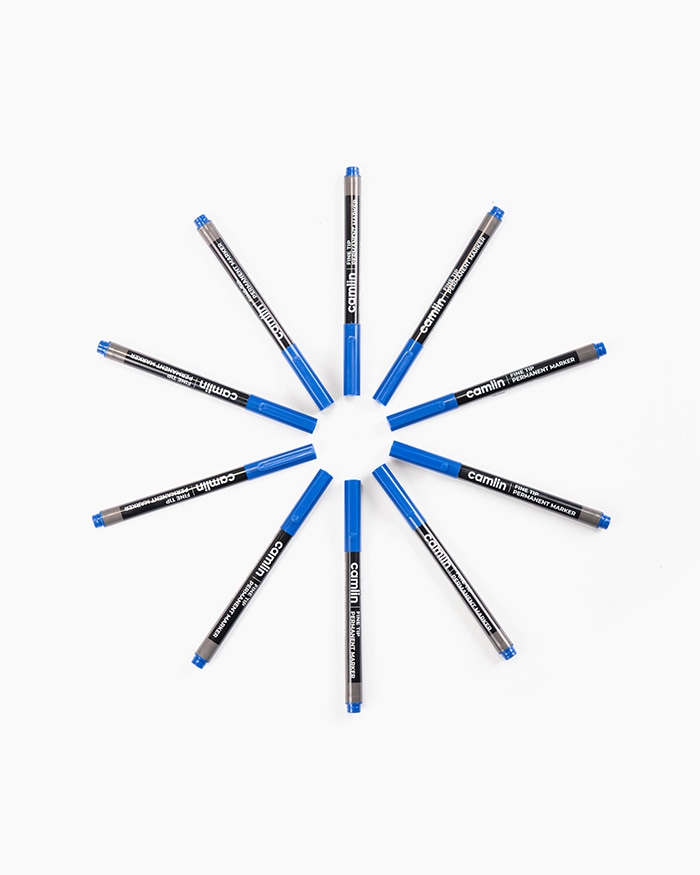 Camlin CD Marker Blue (Pack Of 10)
