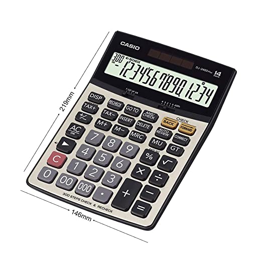 Casio Calculator DJ -240D+