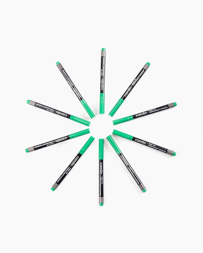Camlin CD Marker Green (Pack Of 10)