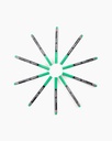 Camlin CD Marker Green (Pack Of 10)