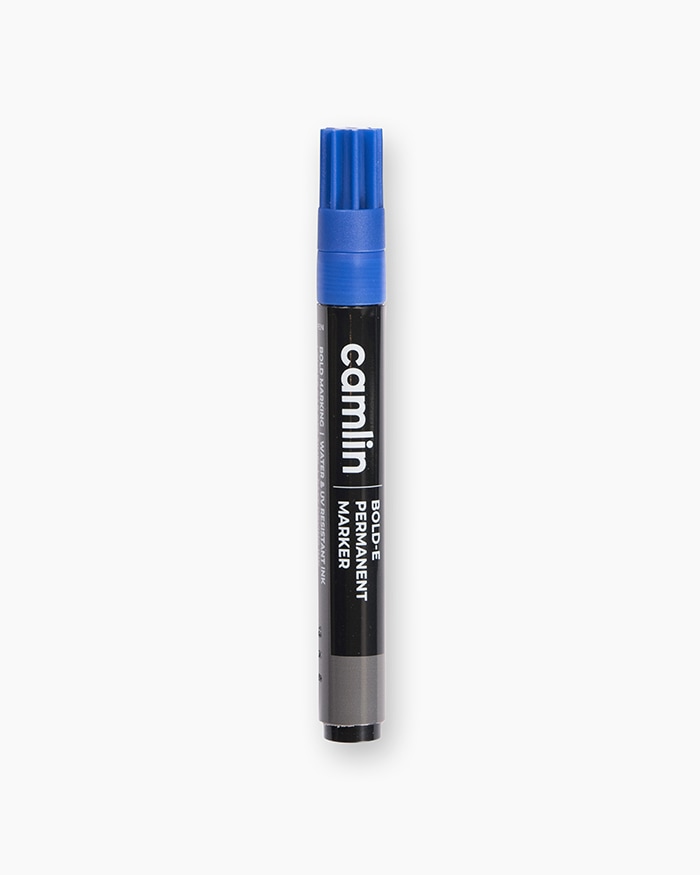 Camlin Permanent Marker Blue (Pack Of 10)