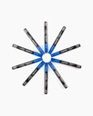 Camlin Permanent Marker Blue (Pack Of 10)