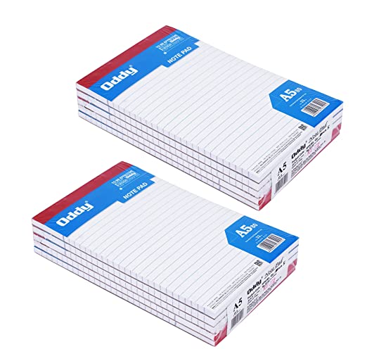 Oddy Writing Pad 1/8 (33 No.) - WPA580 - Set of 5 Pad