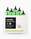 Camlin Highlighter Marker Pen Green (Pack Of 10)
