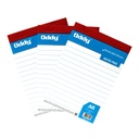 Oddy Writing Pad 1/16 (11 No.) - WPA680 - Set of 5 Pad