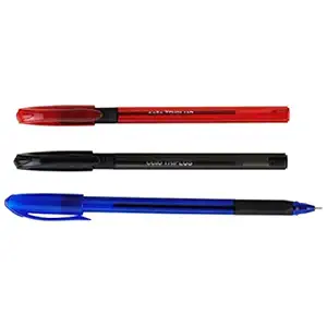 Cello Tri-mate Plus Ball Pen Red (Pack Of 5)