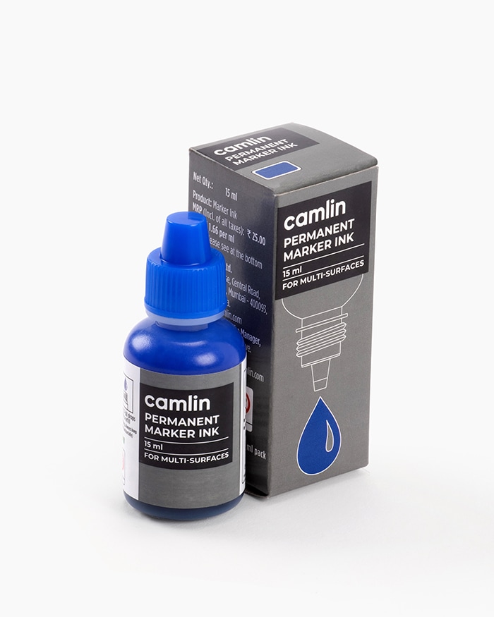 Camlin Permanent Marker Ink Blue 15 ml