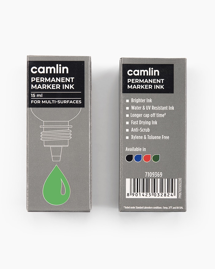 Camlin Permanent Marker Ink Green 15 ml