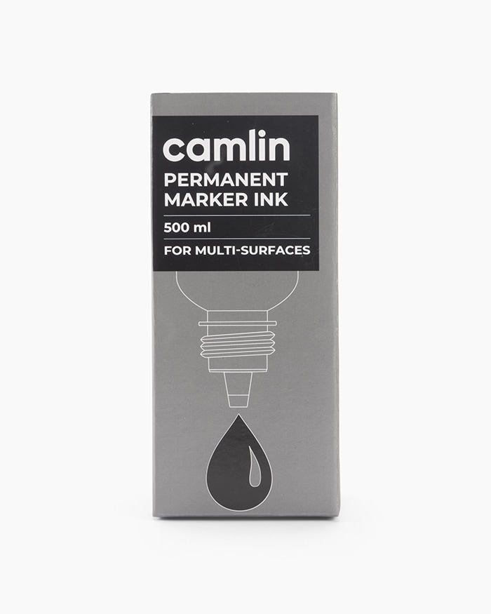Camlin Permanent Marker Ink Black 500 ml