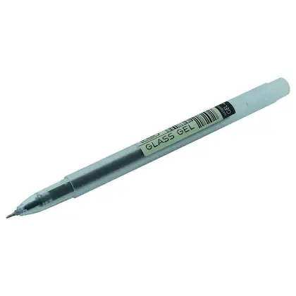 Flair Glass Gel Pen Black (Pack Of 10)