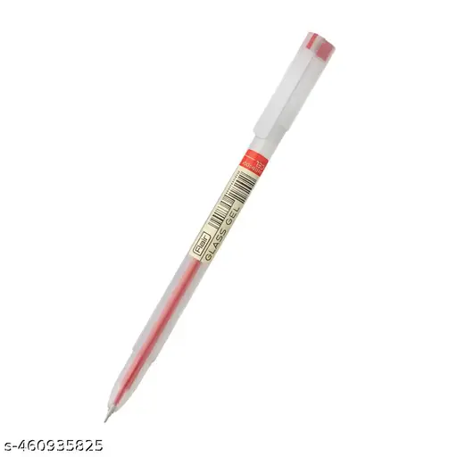 Flair Glass Gel Pen Red (Pack Of 10)