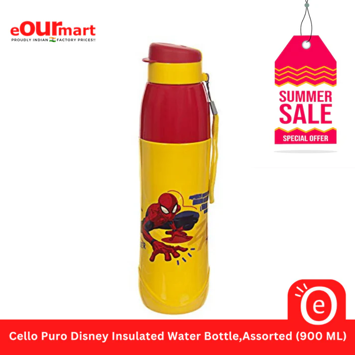 Cello Puro Disney Plastic Water Bottle 900ml