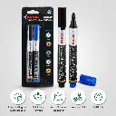 Kores Permanent Marker Pen (Pack Of 2)