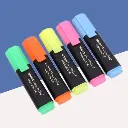 Kores Highlighter Marker Pen (Pack Of 02) Yellow & Orange Colour