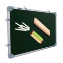 White & Green Board 2x1.5 Feet Non Magnetic Double Sided Board