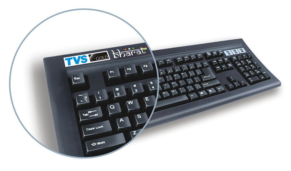 TVS Gold Prime USB Keyboard (Black)