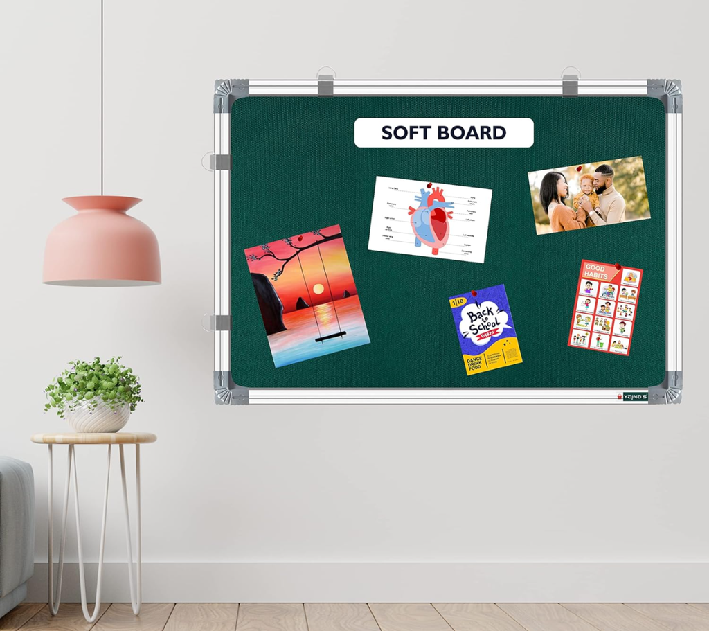 Notice Board / Pin Up Board 2x1.5 Feet 