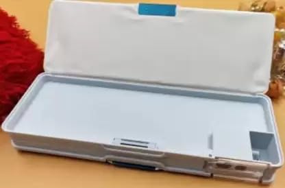 China Multipurpose Magnetic Stylish Pencil Box with Side Khanu Compass