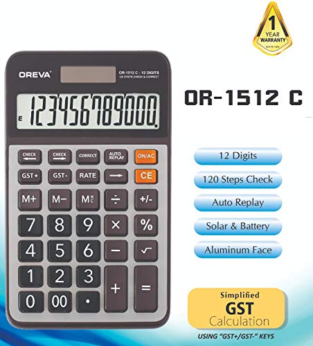 Oreva GST Calculator OR-1512 C (12 Digit) 