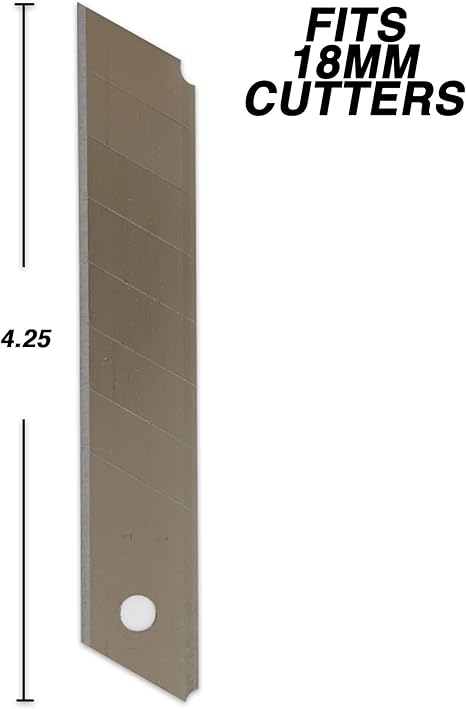 Infinity Paper Cutter Blade Big Size 18mm (Pack Of 10) 