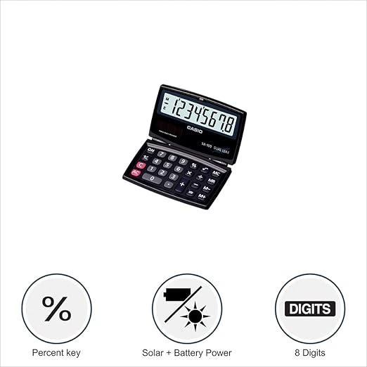 Casio SX-100 Mini Pocket Portable Calculator (8 Digits)