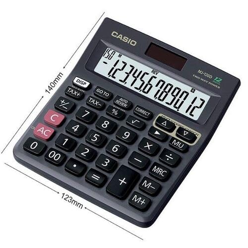 Casio Calculator MJ-120D (12 Digits)