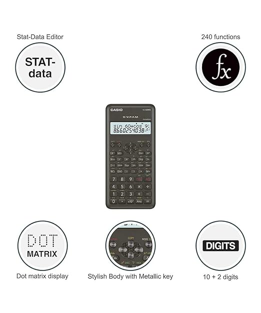 Casio Scientific Calculator FX-82MS (240 Function)