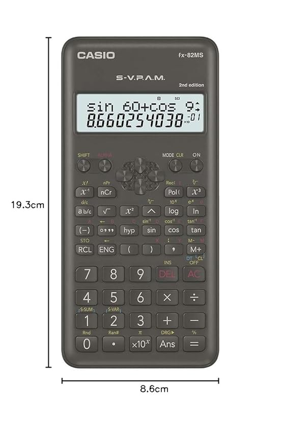 Casio Scientific Calculator FX-82MS (240 Function)
