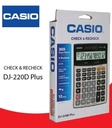 Casio DJ-220D Plus Premium Desktop Calculator Extra Large Display (12 Digits)